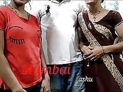 Mumbai pokes Ashu spear-carrier alongside his sister-in-law together. Marked Hindi Audio. Ten
